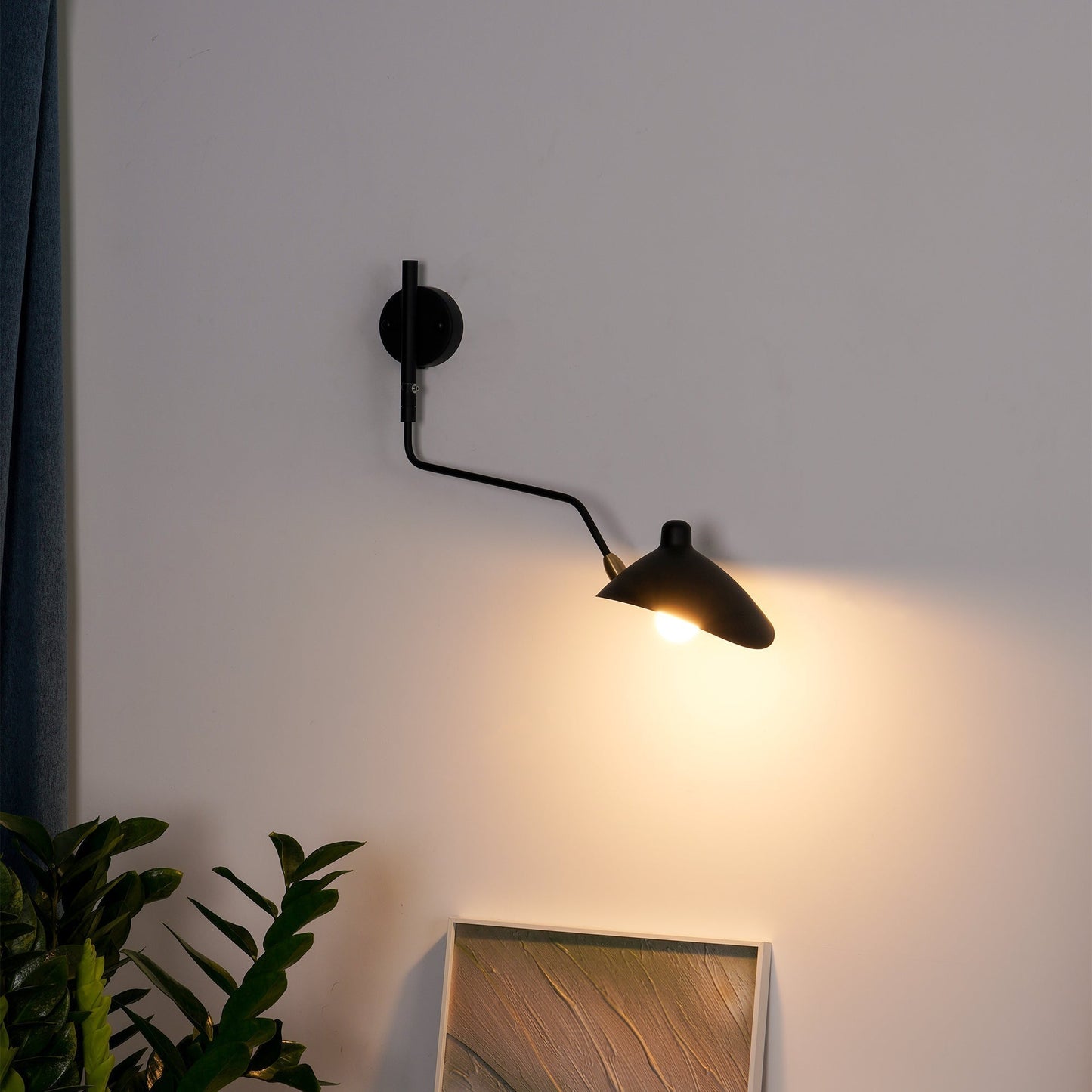LumenaLuxe Dual-Arm Wall Lamp For Flexible Lighting