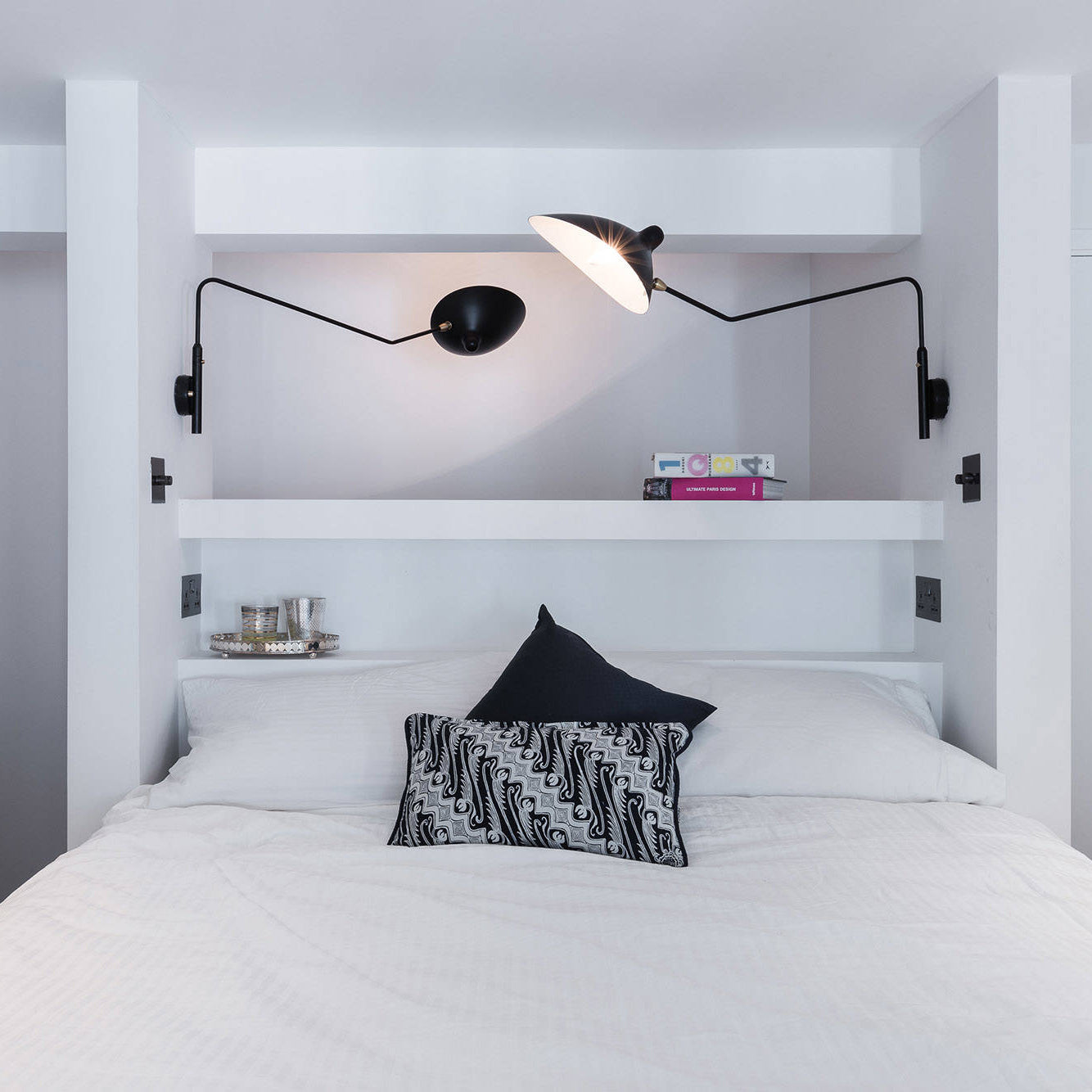 LumenaLuxe Dual-Arm Wall Lamp For Flexible Lighting
