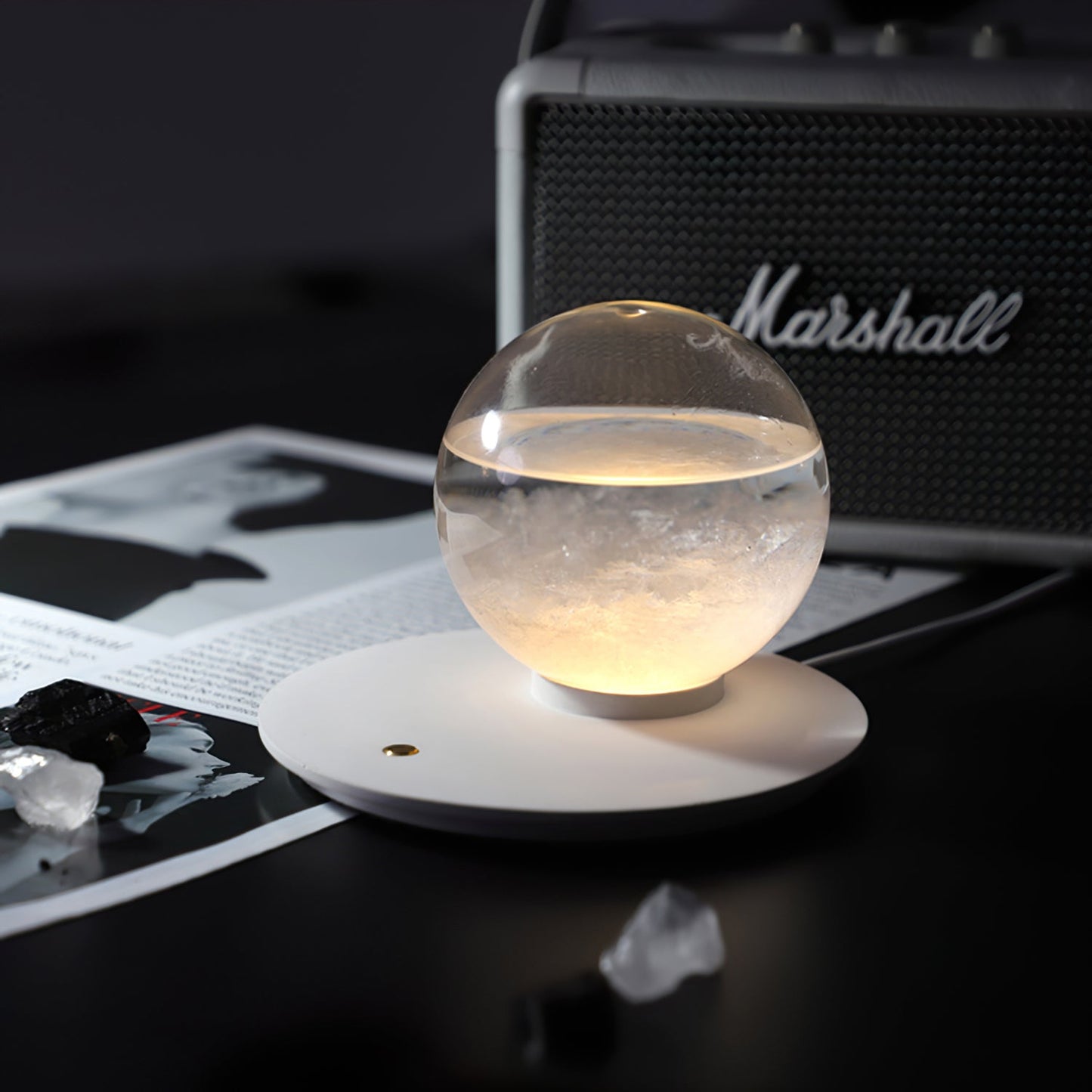 AuroraLux Rechargeable Warm Light Table Lamp For Bedroom