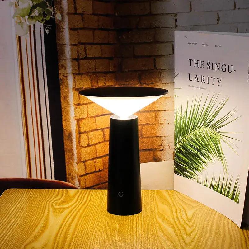 LumaGlow Elegant Cordless Mood Lamp With Remote Control