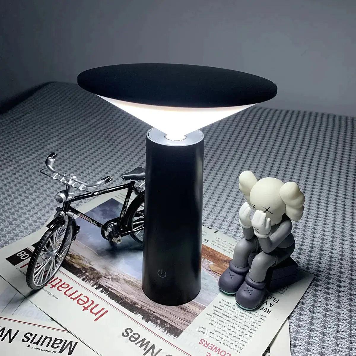 LumaGlow Elegant Cordless Mood Lamp With Remote Control