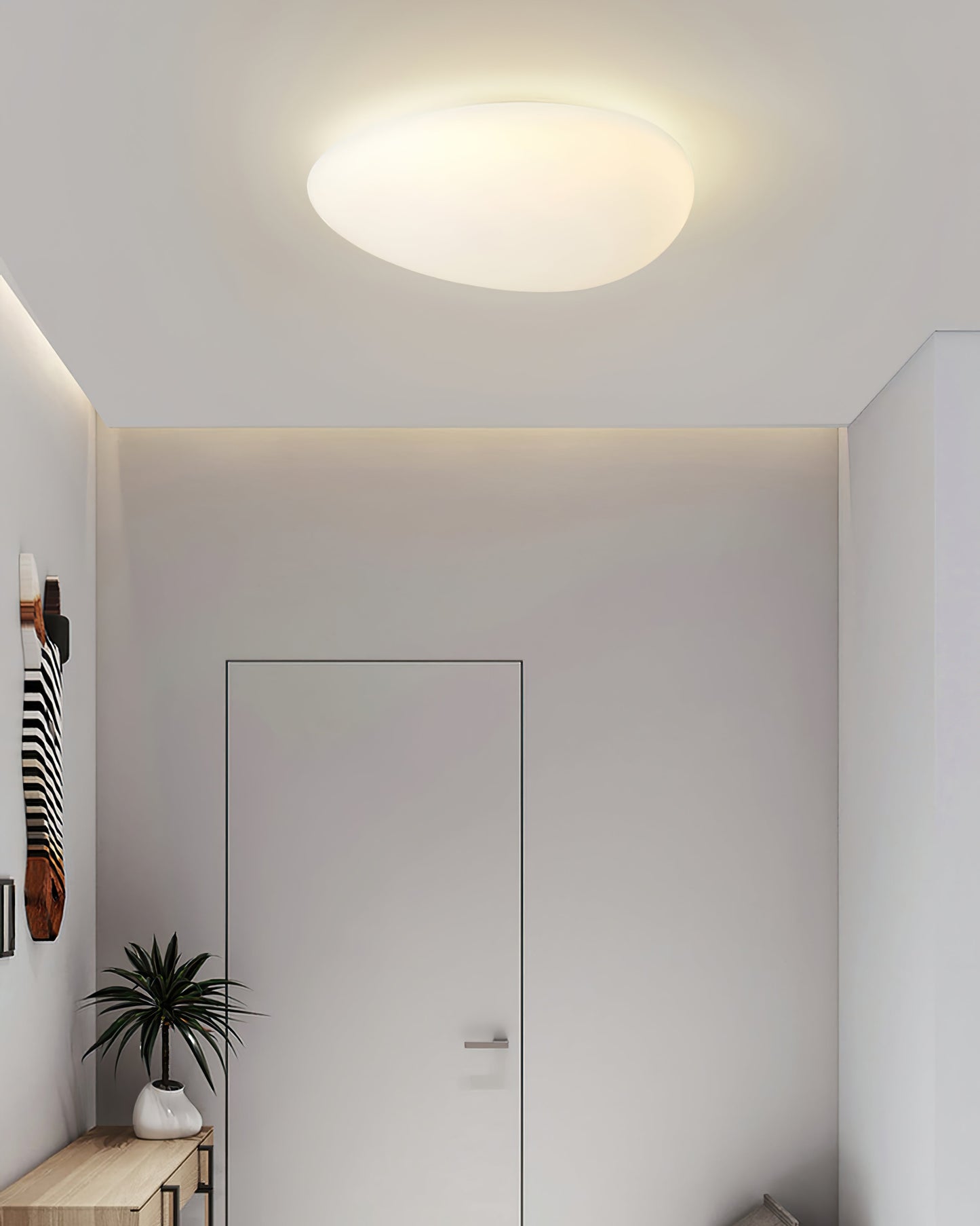 Novara | Energy-Efficient LED Ceiling Light in PE & Metal
