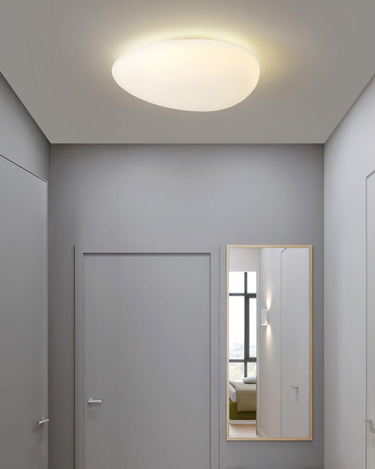 Novara | Energy-Efficient LED Ceiling Light in PE & Metal