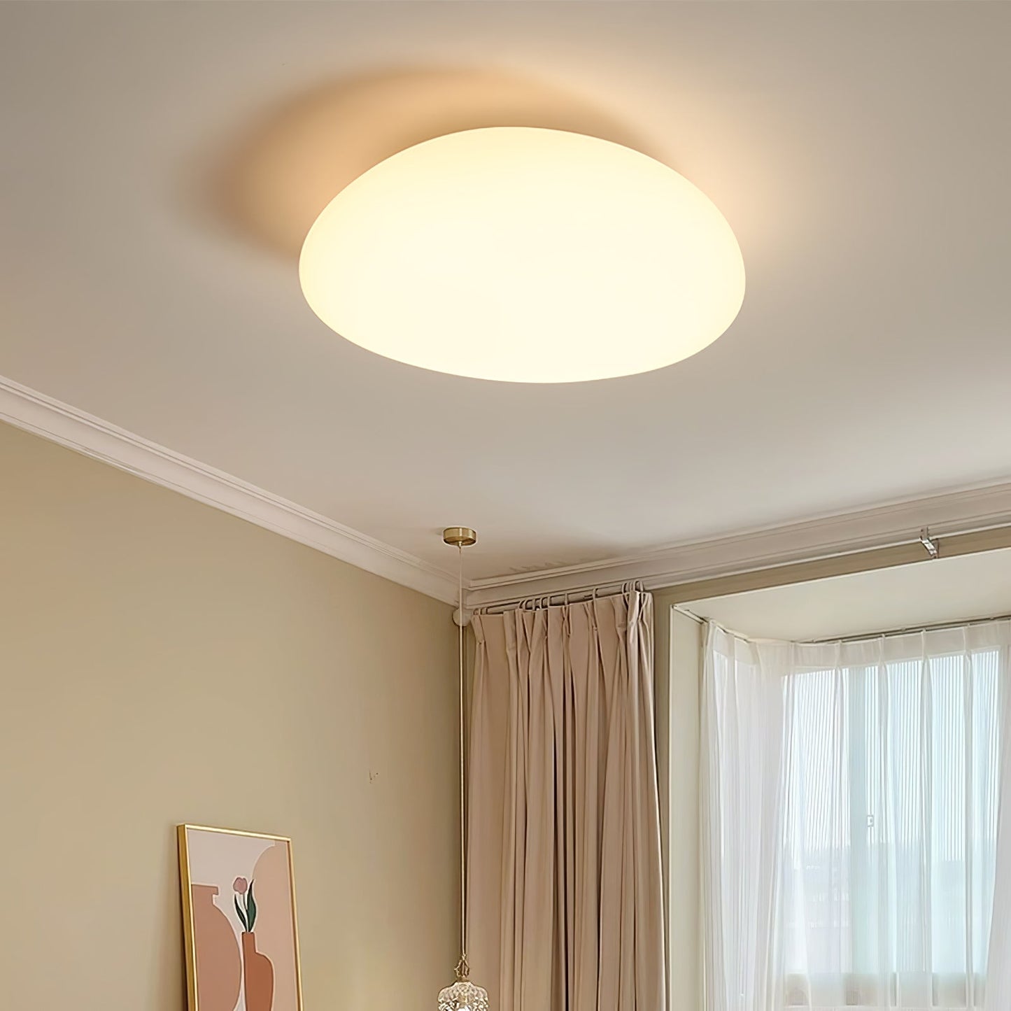 Novara | Energy-Efficient LED Ceiling Light in PE & Metal