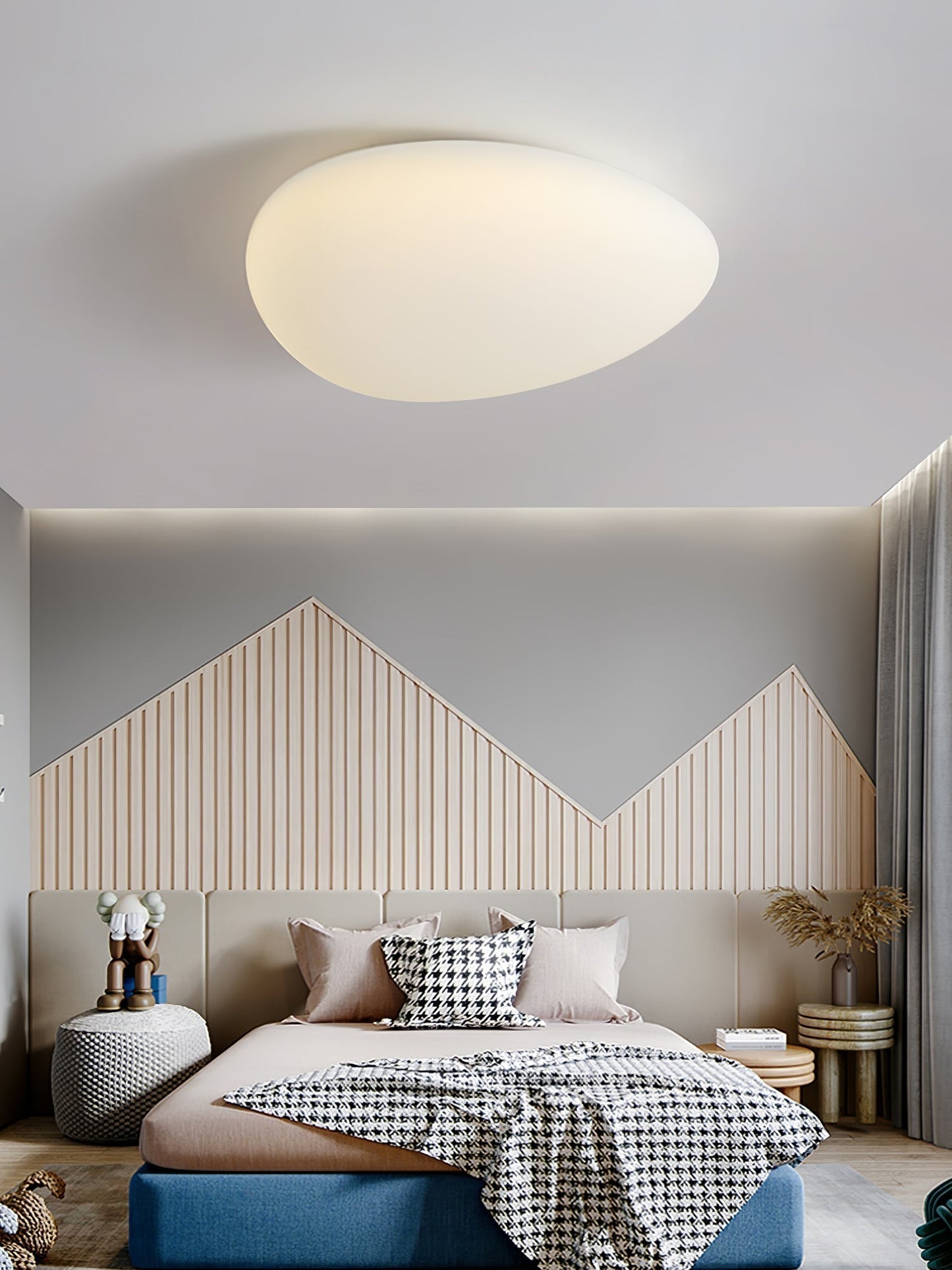 Novara | Energy-Efficient LED Ceiling Light in PE & Metal