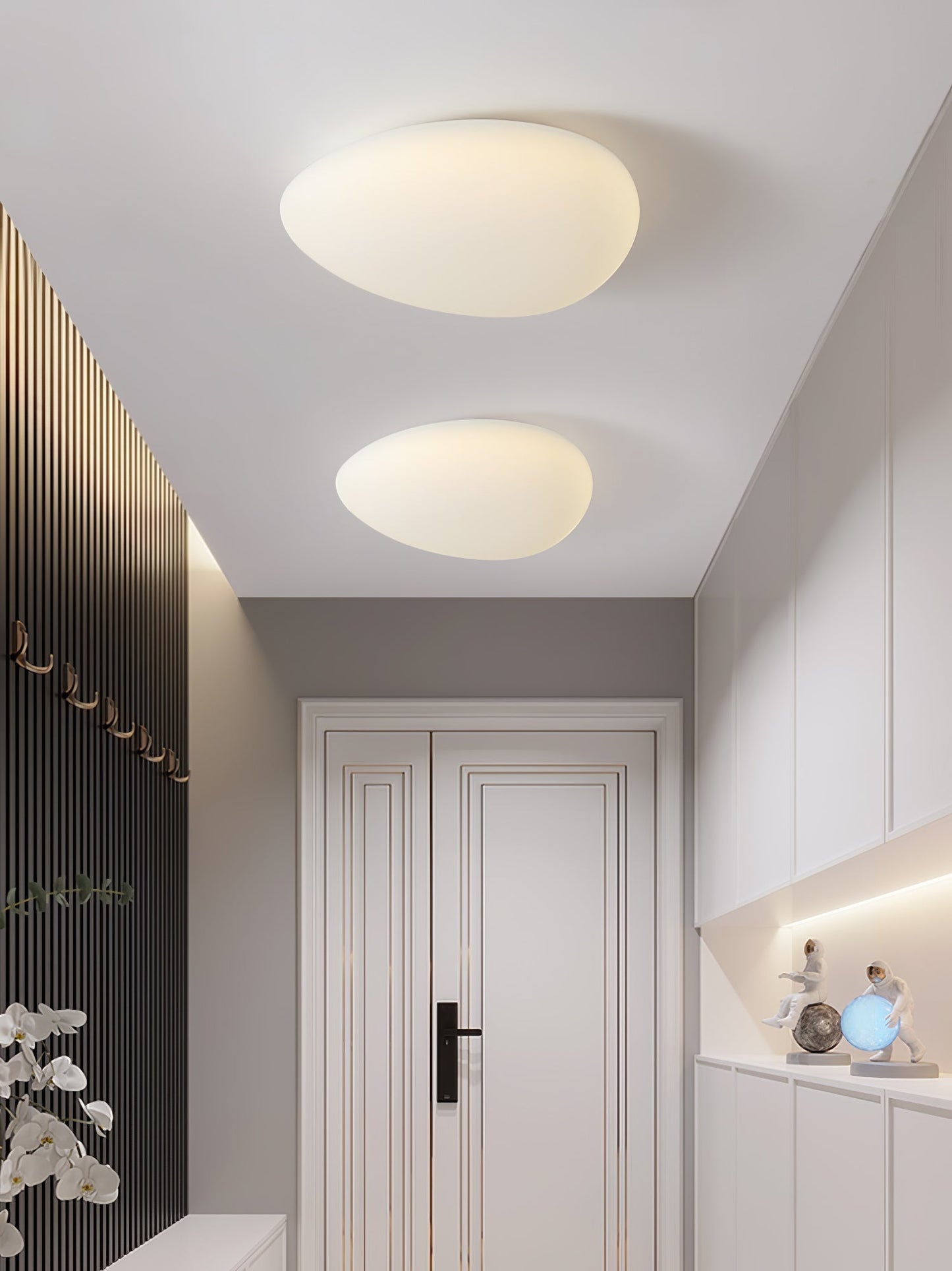 Novara | Energy-Efficient LED Ceiling Light in PE & Metal