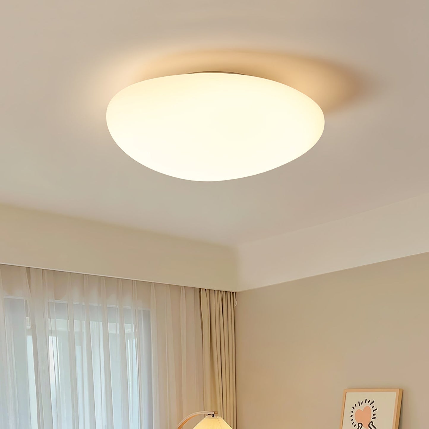 Novara | Energy-Efficient LED Ceiling Light in PE & Metal