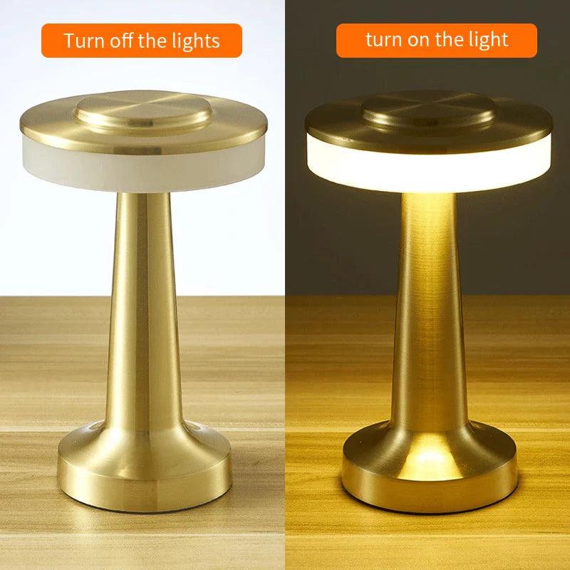 NordicGlow | Portable LED Table Lamp With Touch Dimmer