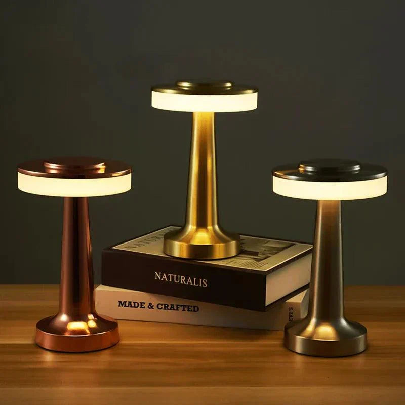 NordicGlow | Portable LED Table Lamp With Touch Dimmer