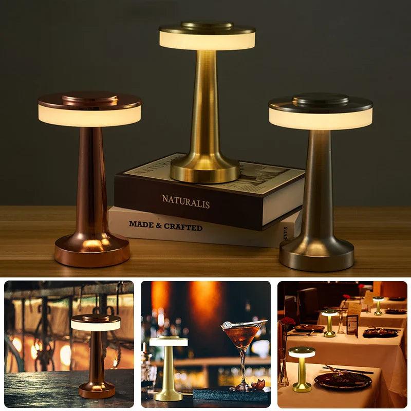 NordicGlow | Portable LED Table Lamp With Touch Dimmer