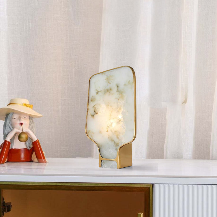 Marisol Alabaster Table Lamp Decorative Warm Ambient Glow