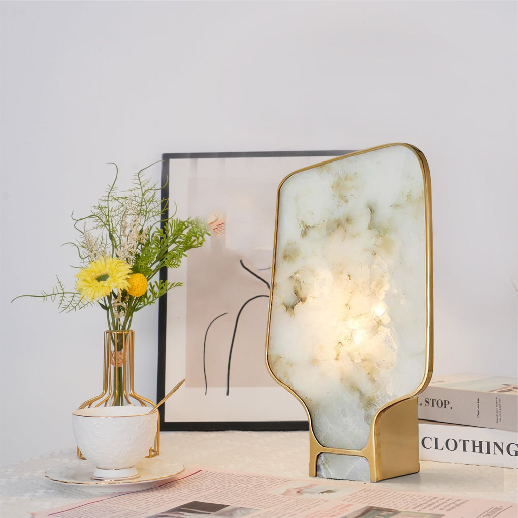 Marisol Alabaster Table Lamp Decorative Warm Ambient Glow