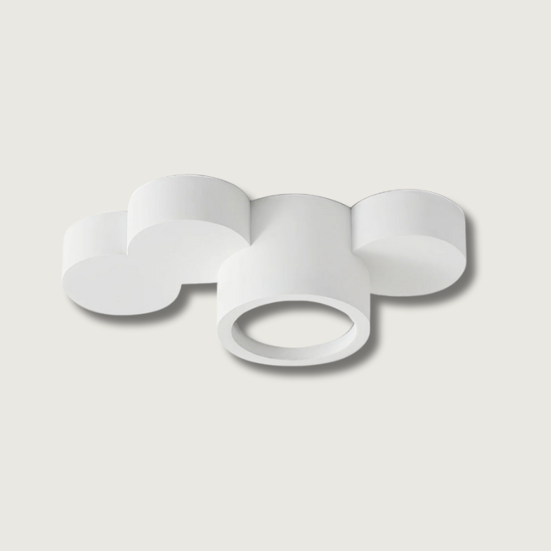 Lunara Paintable Round Ceiling Light For Modern Interiors
