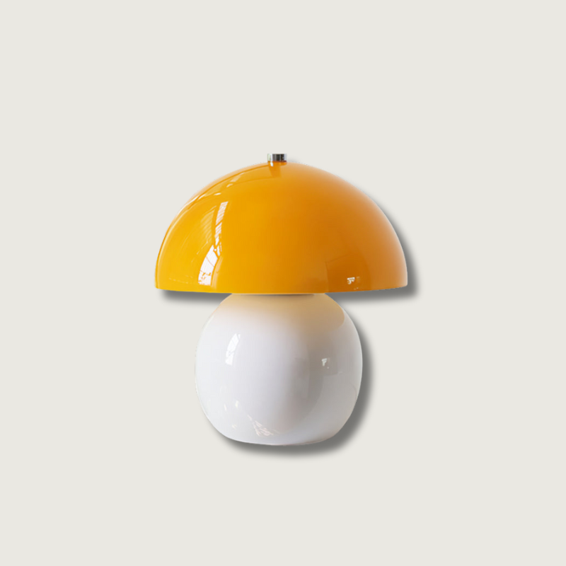 MiraGlow Mushroom Ceramic Table Lamp With Cool White Light