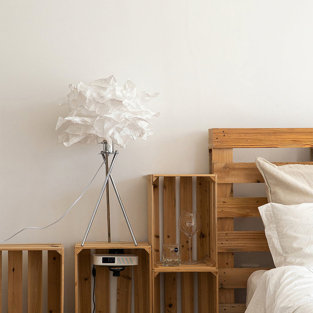 AeriaGlow | Cloud-Inspired Paper Art Table Lamp Soft Glow