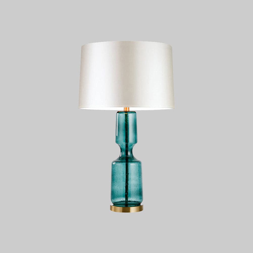 Aurelin Elegant Metal And Glass Table Lamp For Office