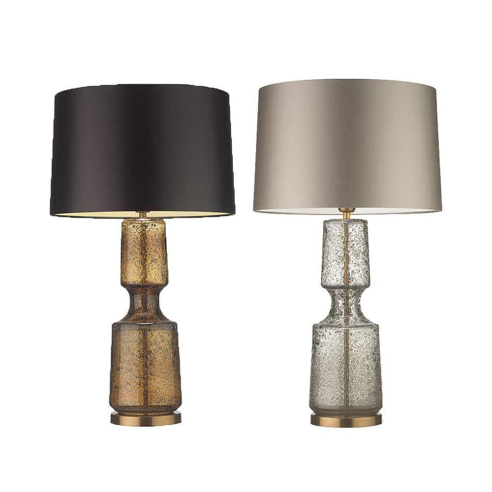 Aurelin Elegant Metal And Glass Table Lamp For Office