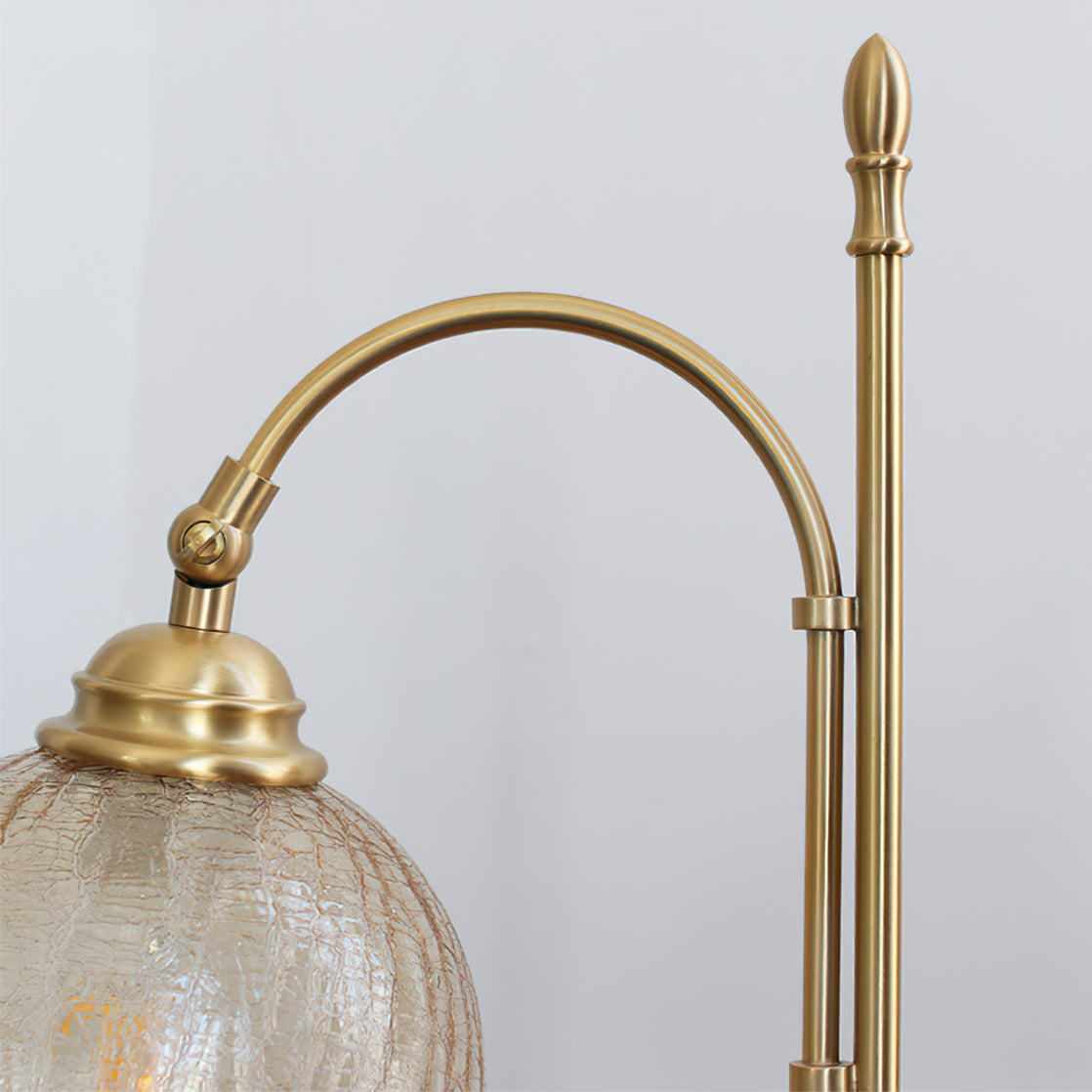 ThorneGlow | Textured Patina Table Lamp With Soft Glow