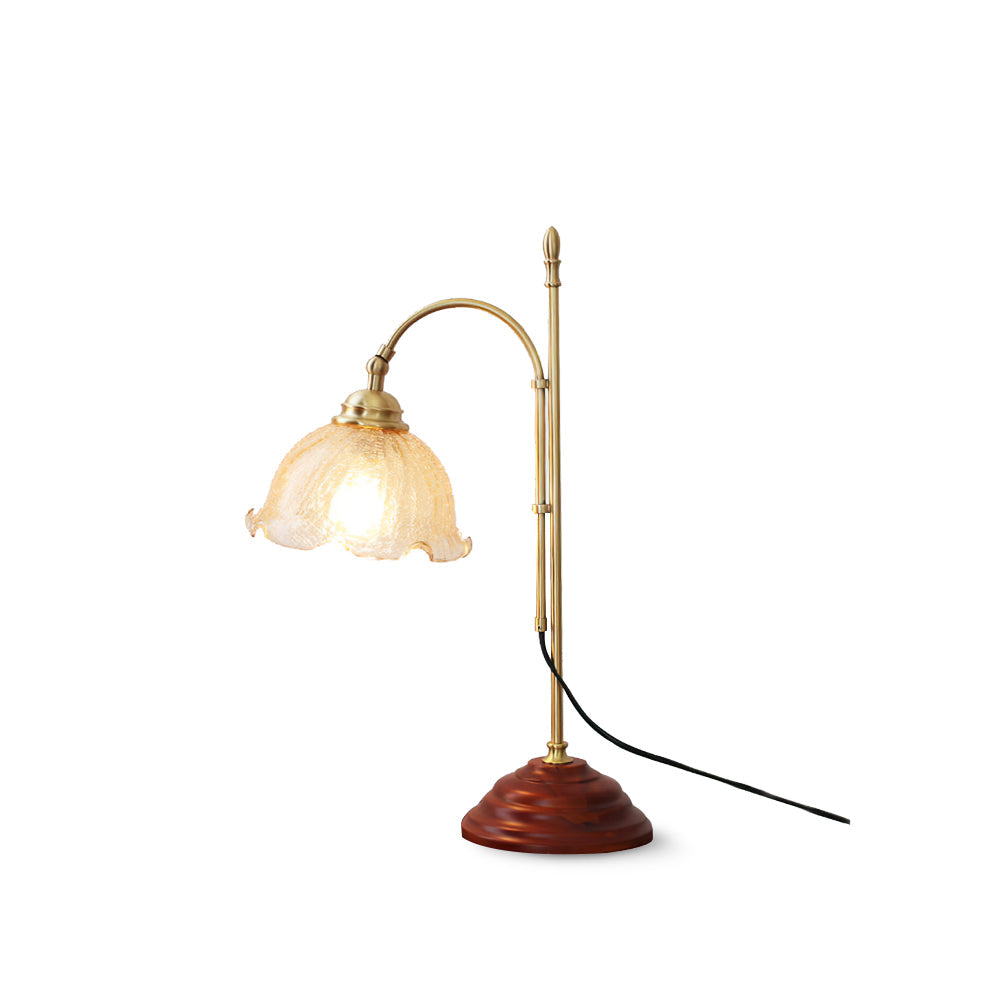 ThorneGlow | Textured Patina Table Lamp With Soft Glow