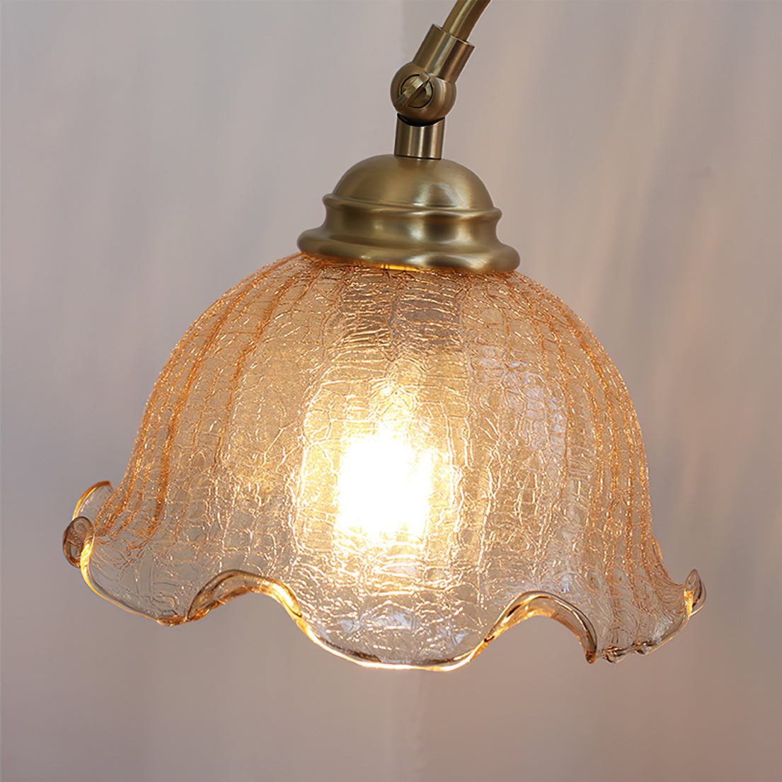 ThorneGlow | Textured Patina Table Lamp With Soft Glow