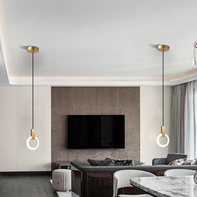 Liora Nordic LED Ring Pendant Light For Dining Room