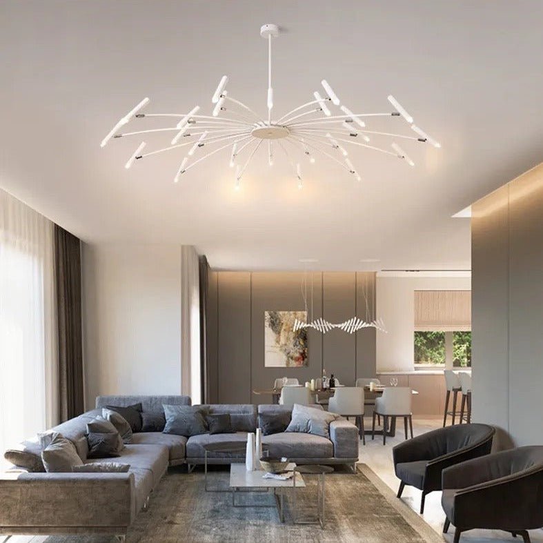 VernoGlow | Elegant Mid-Century Modern LED Chandelier