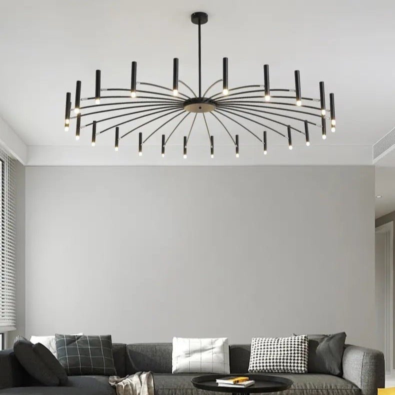 VernoGlow | Elegant Mid-Century Modern LED Chandelier