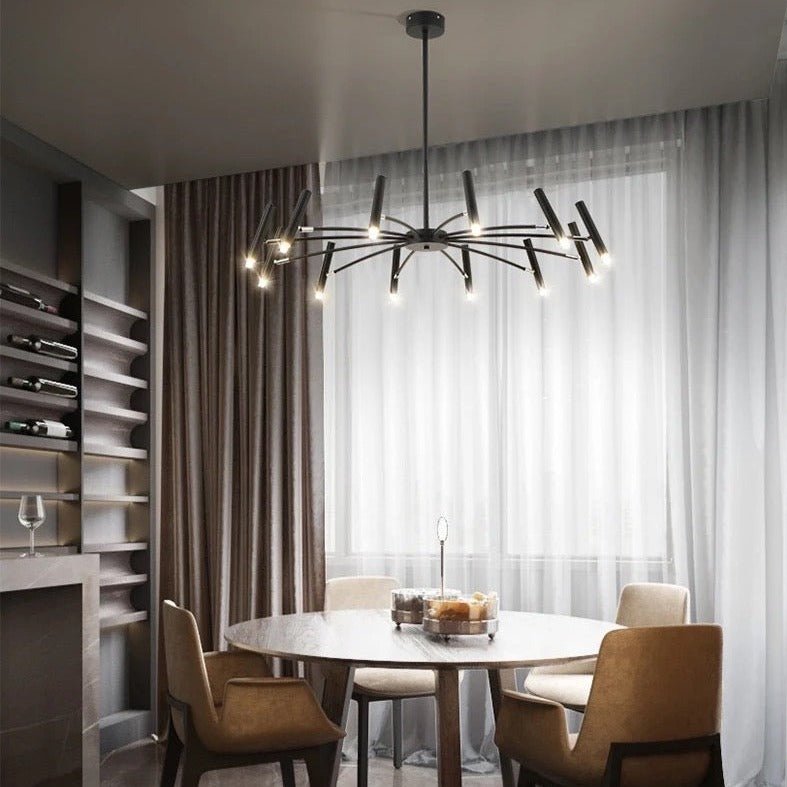 VernoGlow | Elegant Mid-Century Modern LED Chandelier