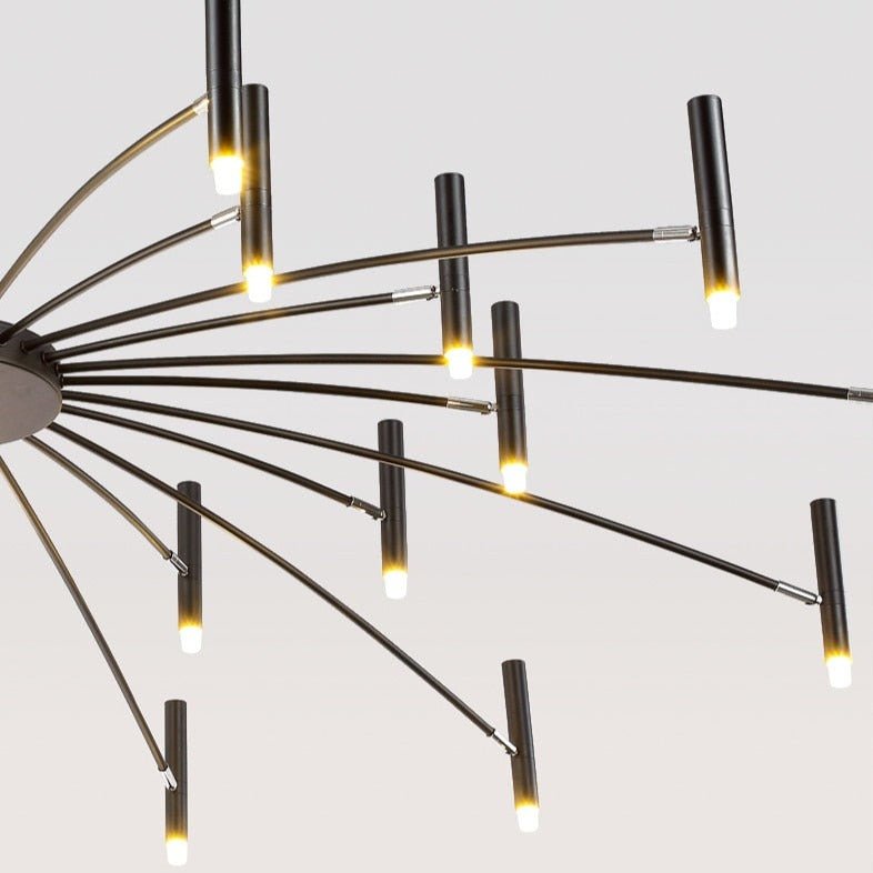 VernoGlow | Elegant Mid-Century Modern LED Chandelier