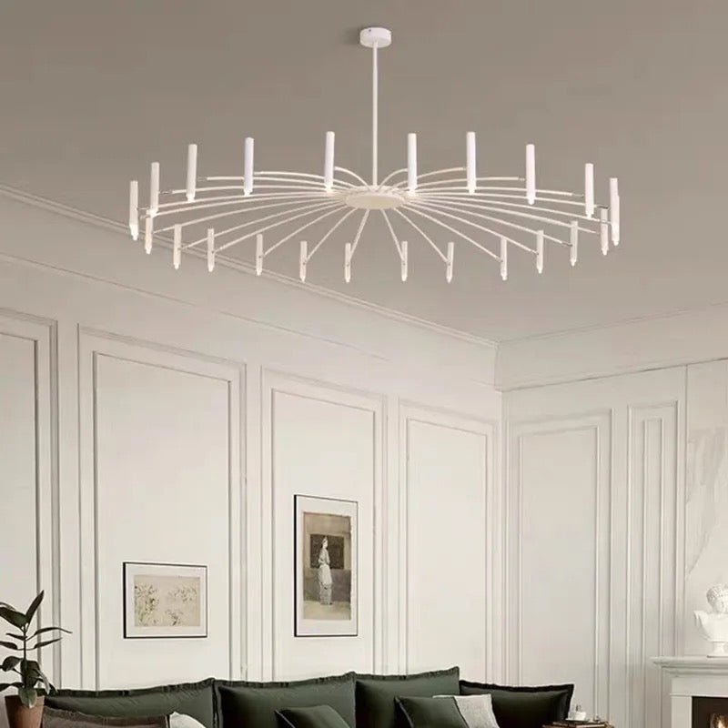 VernoGlow | Elegant Mid-Century Modern LED Chandelier