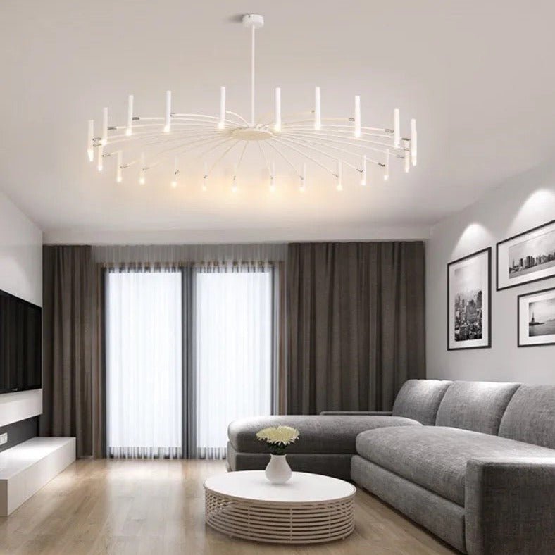 VernoGlow | Elegant Mid-Century Modern LED Chandelier