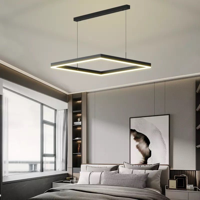 Celestra Sleek LED Dimmable Chandelier For Living Rooms