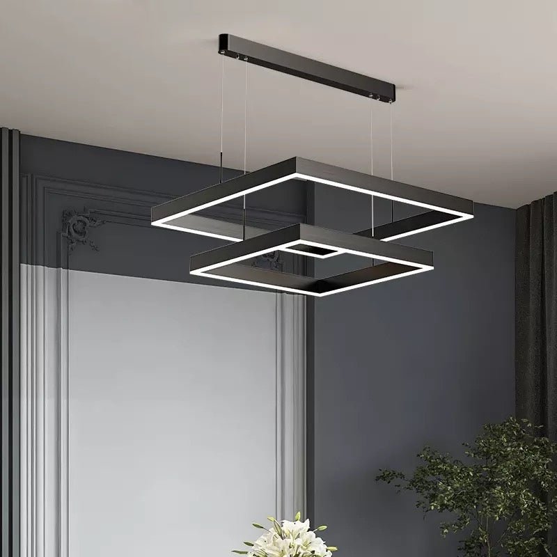 Celestra Sleek LED Dimmable Chandelier For Living Rooms