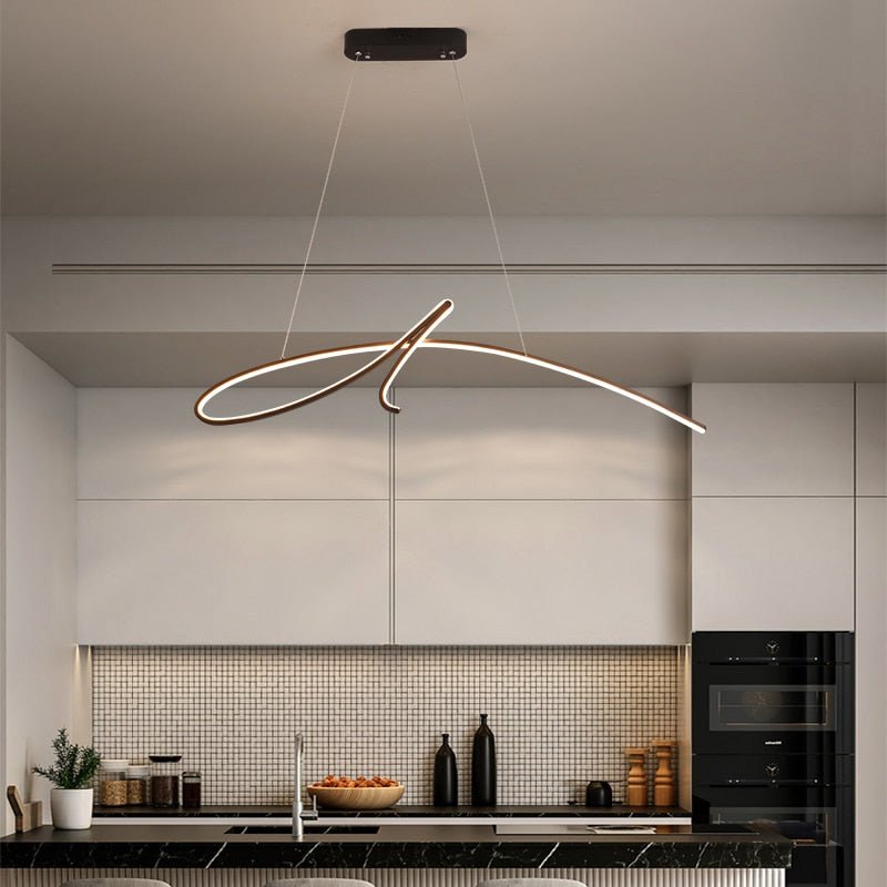 Solara | Elegant Modern LED Chandelier with Tone Options