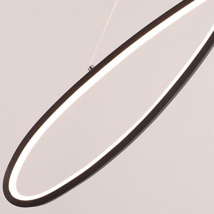 Solara | Elegant Modern LED Chandelier with Tone Options