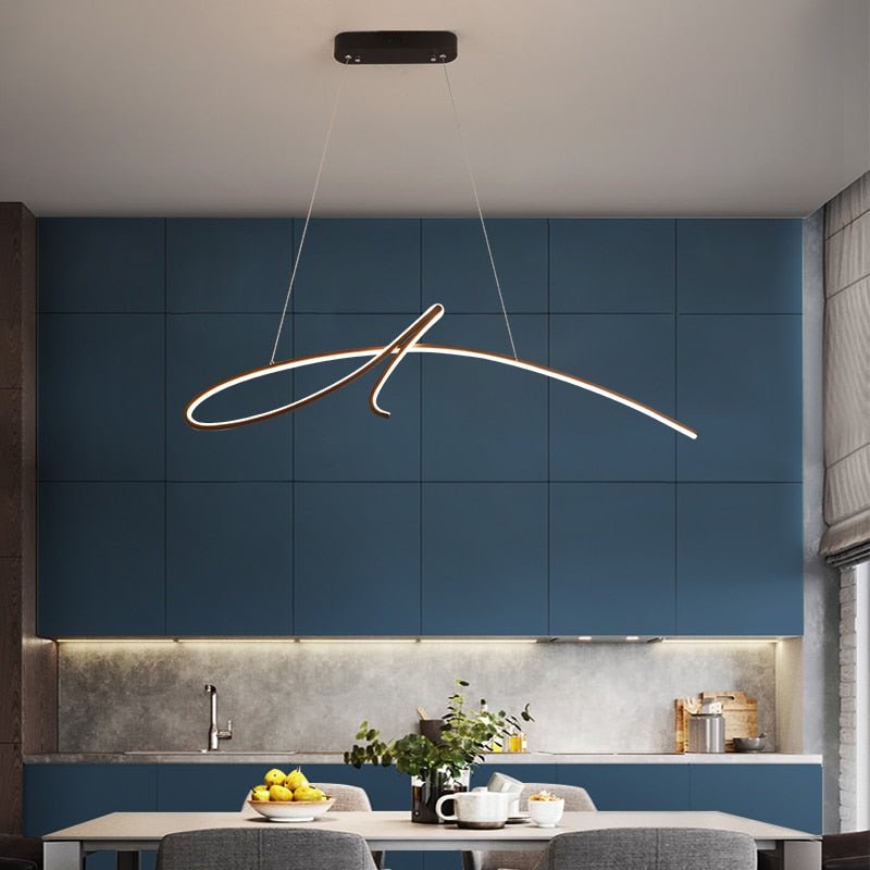 Solara | Elegant Modern LED Chandelier with Tone Options