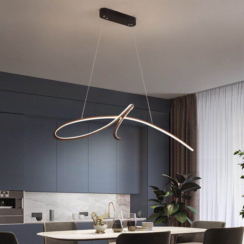 Solara | Elegant Modern LED Chandelier with Tone Options