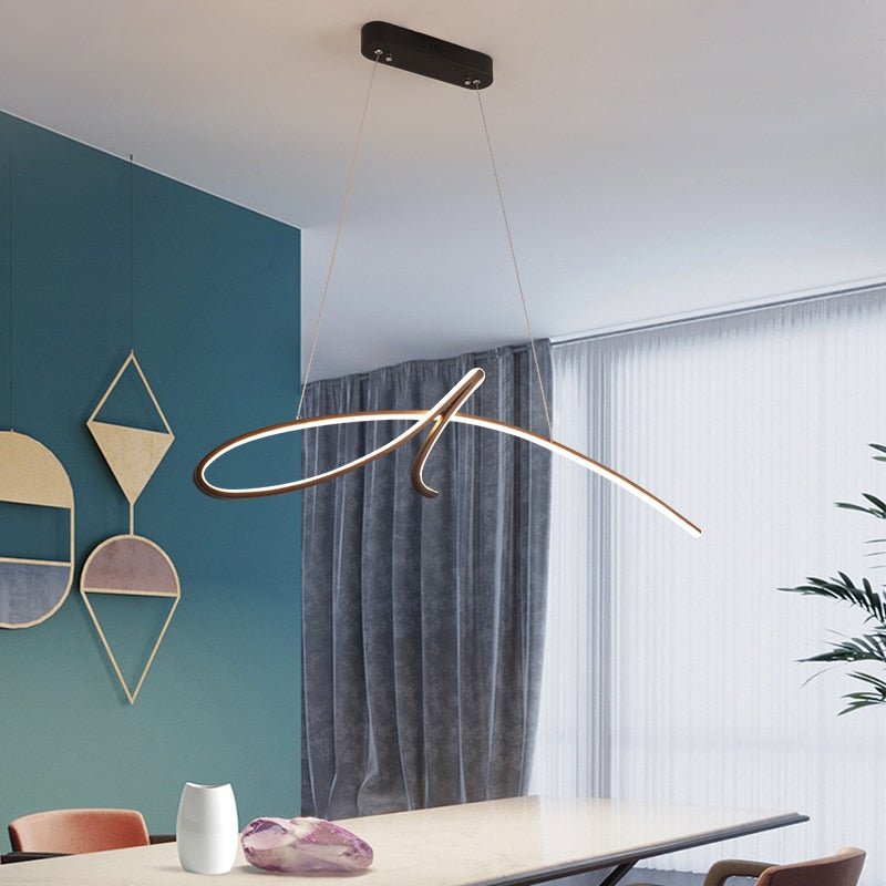 Solara | Elegant Modern LED Chandelier with Tone Options