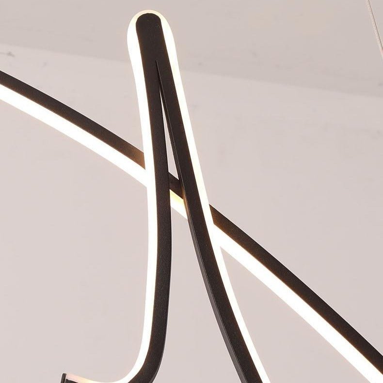 Solara | Elegant Modern LED Chandelier with Tone Options