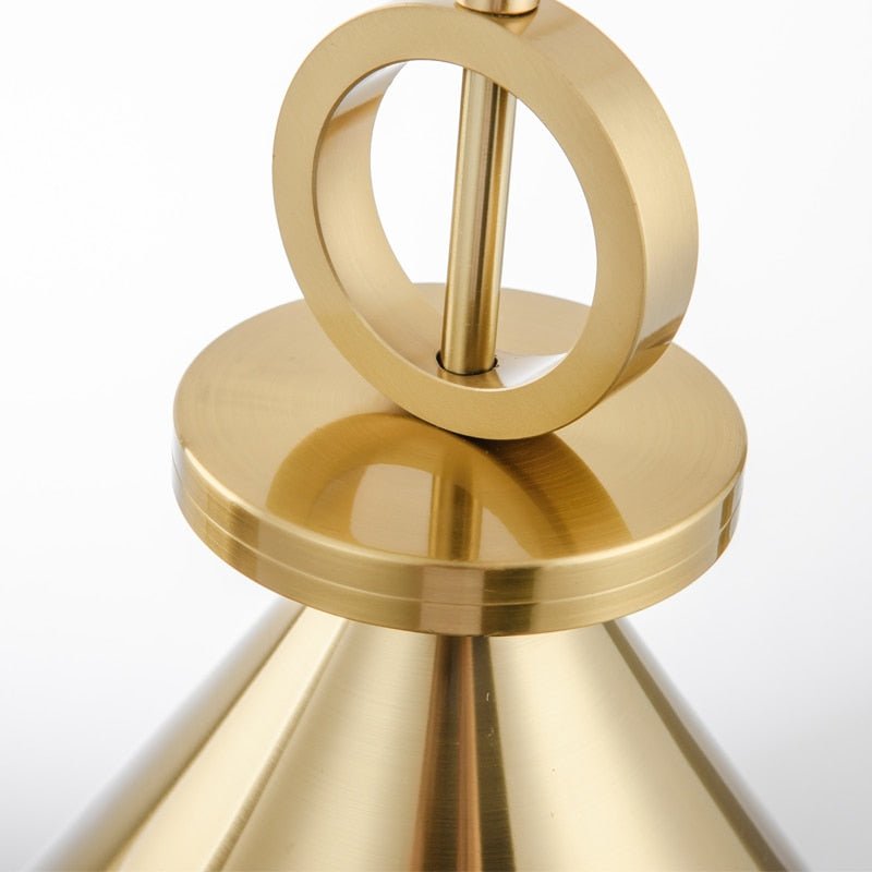 Aureline | Sleek Minimalist Copper Ceiling Pendant Light