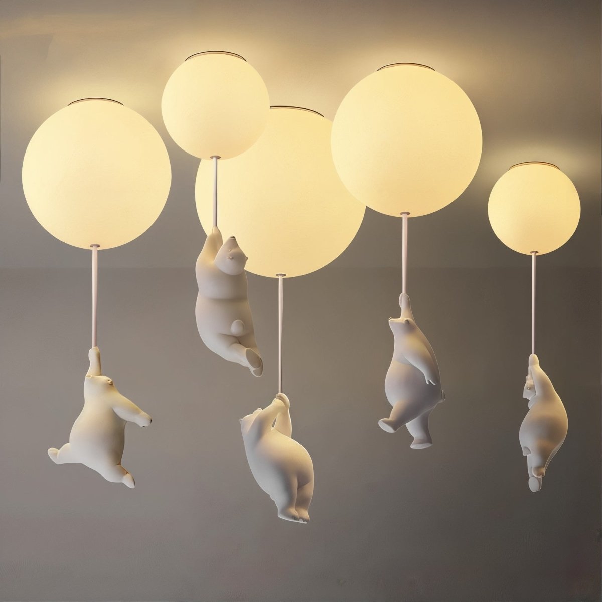 LumaBear | Cozy Bear Ceiling Light for Children's Room