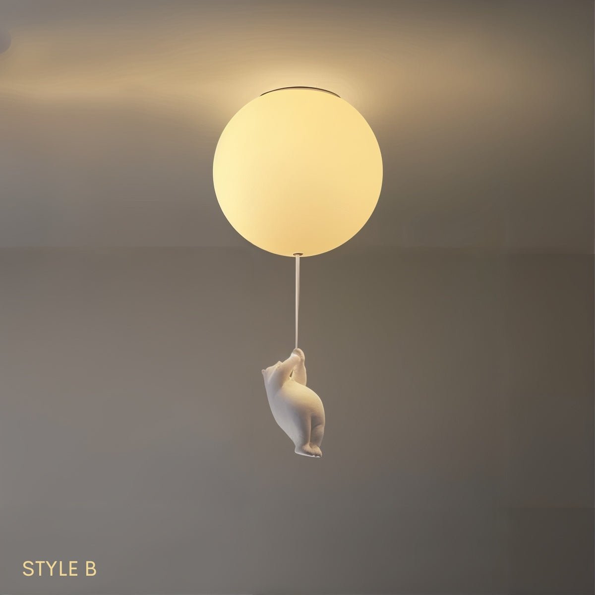 LumaBear | Cozy Bear Ceiling Light for Children's Room