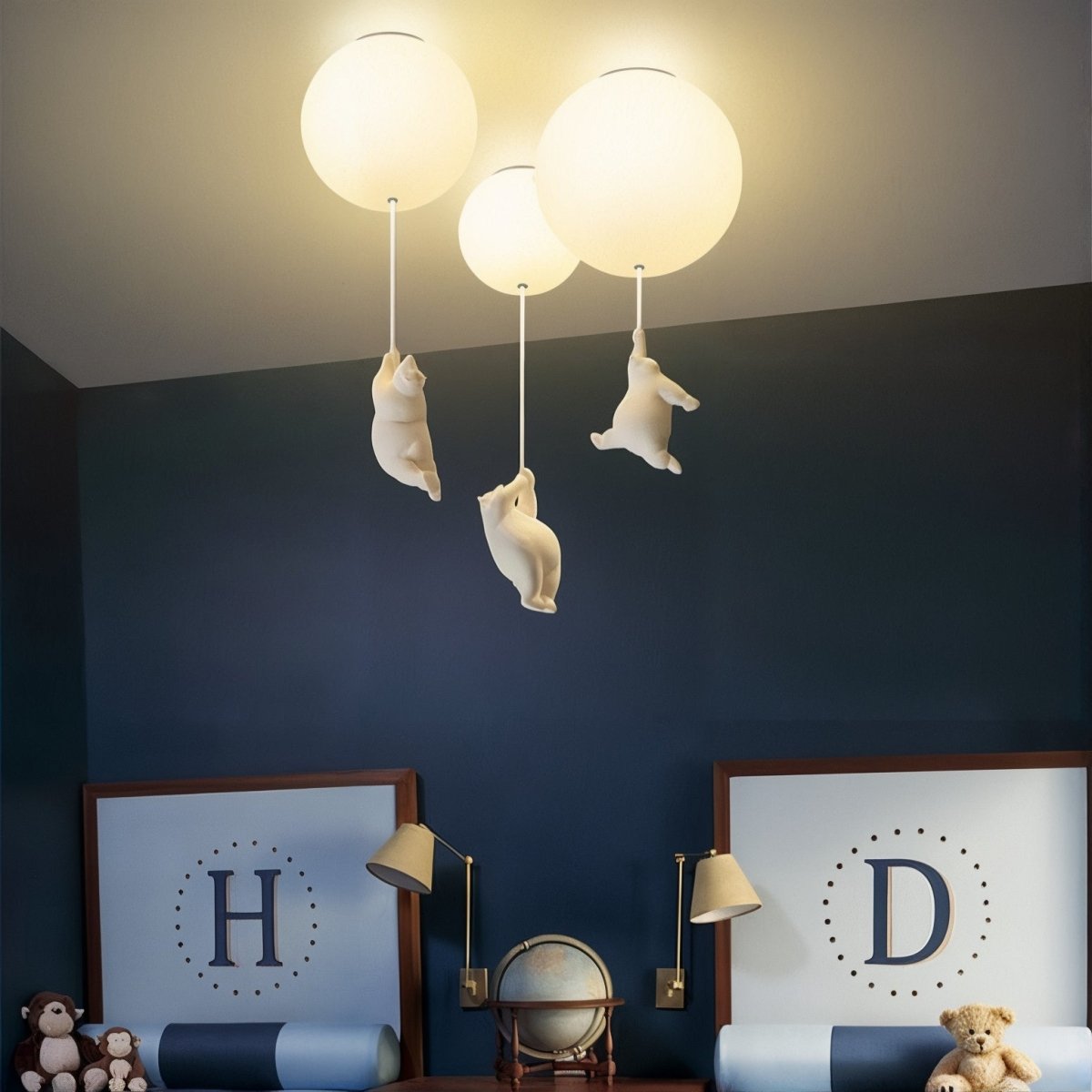 LumaBear | Cozy Bear Ceiling Light for Children's Room