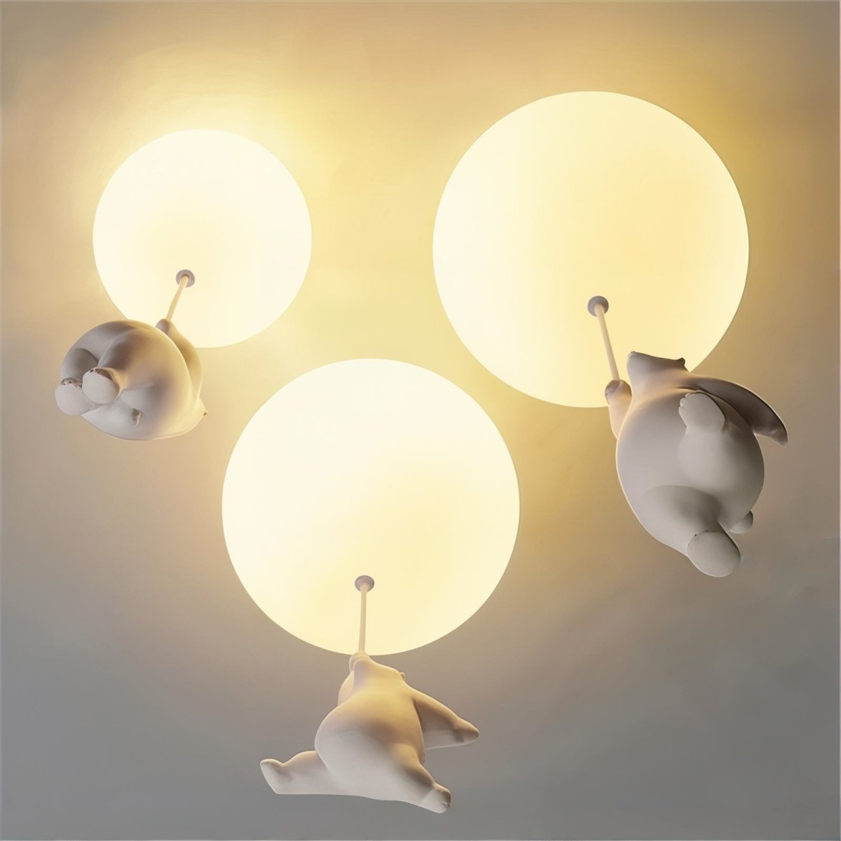 LumaBear | Cozy Bear Ceiling Light for Children's Room