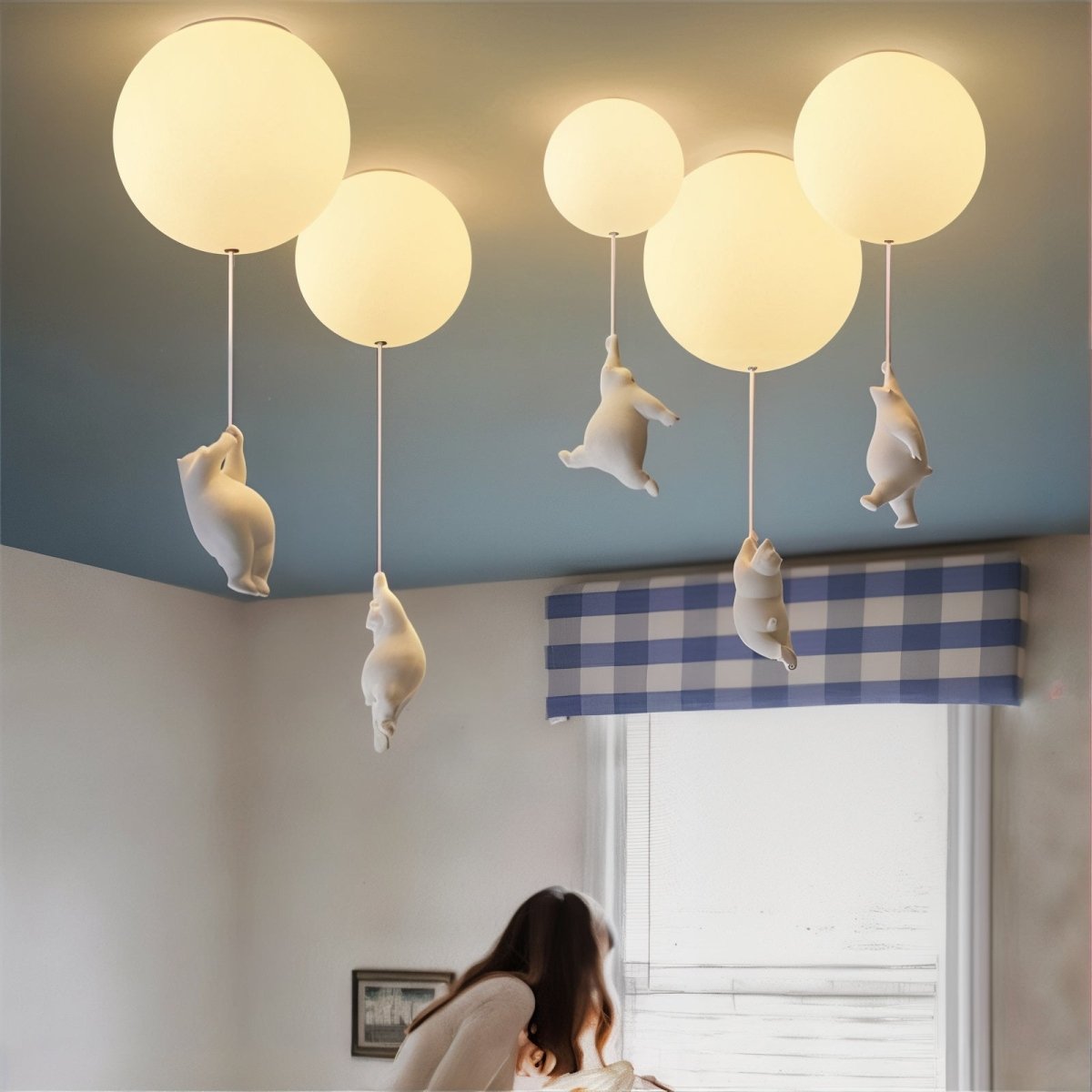 LumaBear | Cozy Bear Ceiling Light for Children's Room