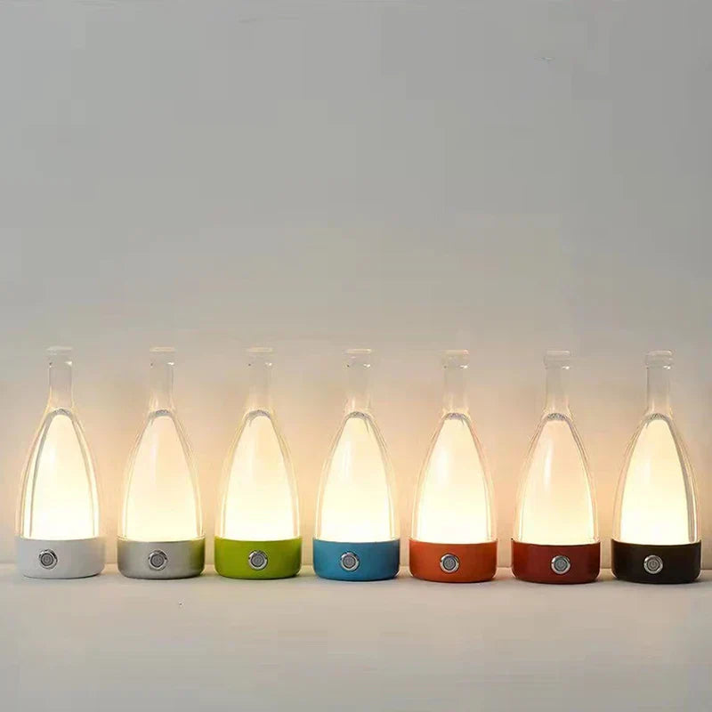 VinoGlow Rechargeable Wine Bottle Lamp For Ambient Light