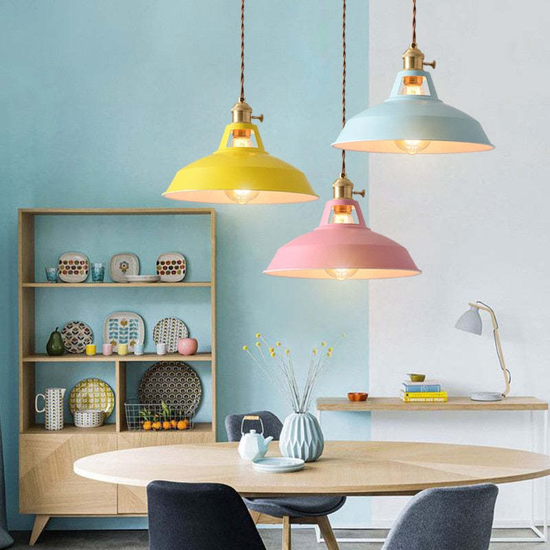 SolaraLux Modern LED Metal Pendant Lamp For Living Rooms