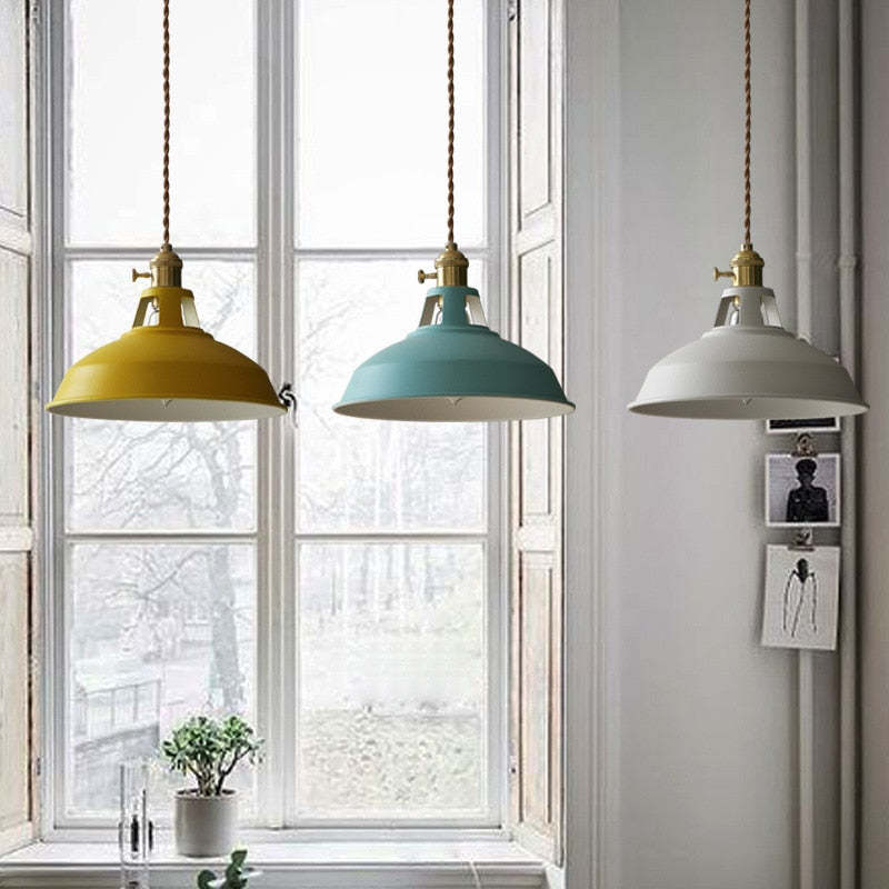 SolaraLux Modern LED Metal Pendant Lamp For Living Rooms