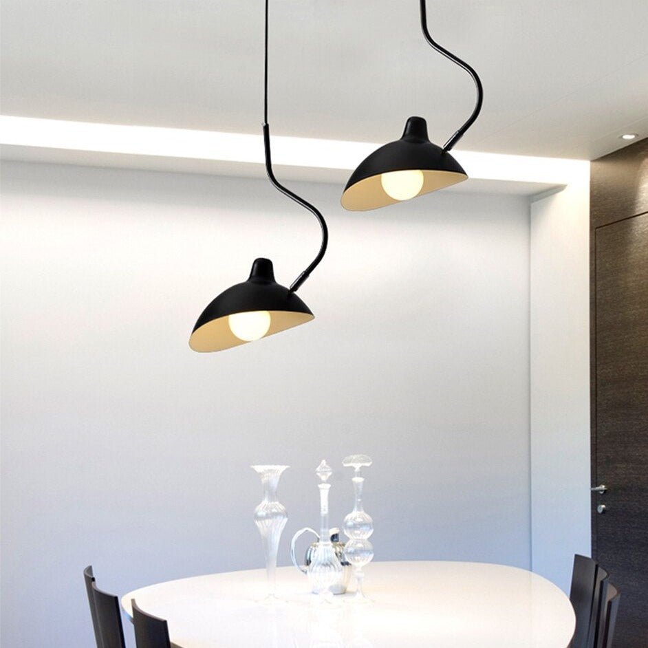 Aureon Contemporary Metal Pendant Light For Dining Rooms