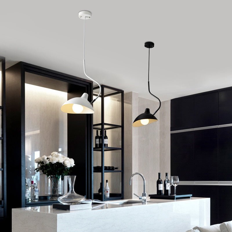 Aureon Contemporary Metal Pendant Light For Dining Rooms